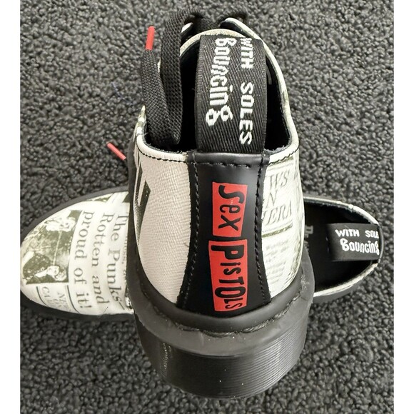 DR MARTENS - Sex Pistols 1461 Leather Oxford 3-eye Shoes Women 6 / Men 5. main image 4